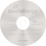 MediaRange CD-RW 700 MB, CD-Rohlinge 12fach, 10 Stück