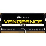 Corsair SO-DIMM 8 GB DDR4-2666  , Arbeitsspeicher schwarz, CMSX8GX4M1A2666C18, Vengeance