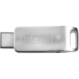 Intenso cMOBILE LINE 32GB, USB-Stick silber, USB-A 3.2 Gen 1, USB-C 3.2 Gen 1