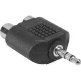 goobay Adapter 3,5mm > StereoCinch schwarz