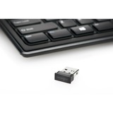 Kensington Advance Fit flache kabellose Tastatur schwarz, UK-Layout