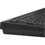 KeySonic ACK-540 U+, Tastatur schwarz, US-Layout