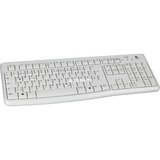 Logitech Keyboard K120, Tastatur weiß, DE-Layout