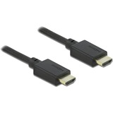 DeLOCK High Speed HDMI-Kabel 48 Gbps 8K 60Hz schwarz, 1 Meter