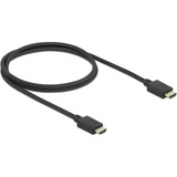 DeLOCK High Speed HDMI-Kabel 48 Gbps 8K 60Hz schwarz, 1 Meter