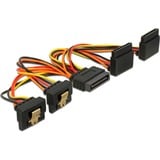 DeLOCK SATA 15Pin > 2x unten + 2x oben gewinkelt, Kabel 15cm