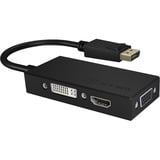 ICY BOX IB-AC1031 DisplayPort-> HDMI, Adapter schwarz, 8,7 cm