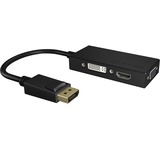 ICY BOX IB-AC1031 DisplayPort-> HDMI, Adapter schwarz, 8,7 cm