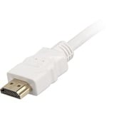 Sharkoon High Speed HDMI-Kabel mit Ethernet weiß, 1 Meter