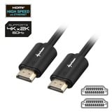 Sharkoon Kabel HDMI Stecker > HDMI Stecker schwarz, 7,5 Meter, HDMI 4K