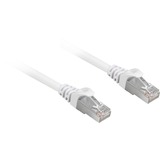 Sharkoon Patchkabel RJ45 Cat.6a SFTP weiß, 3 Meter, LSOH (Halogenfrei)