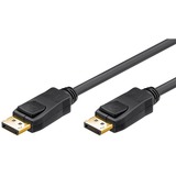 goobay Verbindungskabel DisplayPort 1.2 Stecker > DisplayPort Stecker schwarz, 3 Meter