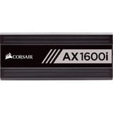 Corsair AX1600i   , PC-Netzteil schwarz, 10x PCIe, Kabelmanagement, 1600 Watt