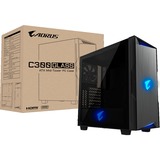 GIGABYTE GB-AC300G, Tower-Gehäuse schwarz, Tempered Glass