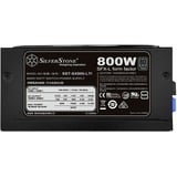 SilverStone SST-SX800-LTI v1.2, PC-Netzteil schwarz, 4x PCIe, Kabel-Management, 800 Watt