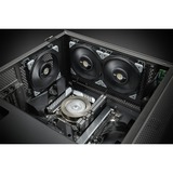 Thermaltake TT Toughfan 12 PWM 120x120x25mm, Gehäuselüfter schwarz, Radiator Fan