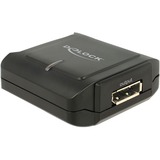 DeLOCK DisplayPort 1.2 Repeater 4K 60Hz, Grafikverlängerung schwarz