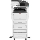 OKI MC883dnv, Multifunktionsdrucker grau/anthrazit, USB, LAN, Scan, Kopie, Fax