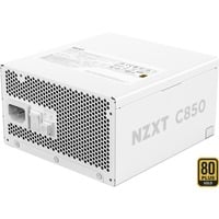 NZXT C850 Gold ATX 3.1, PC-Netzteil weiß, 1x 16-Pin Grafikkarten Stecker, 3x PCIe, Kabel-Management, 850 Watt