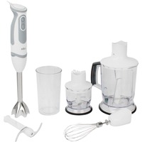 Braun MultiQuick 5 Stabmixer Vario MQ 5245 weiß/hellgrau