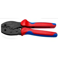 KNIPEX PreciForce Crimpzange 97 52 42 rot/blau, für MC4 und MC4 EVO 2 Solarsteckverbinder