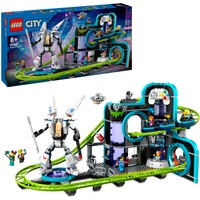 LEGO 60421 City Achterbahn mit Roboter-Mech, Konstruktionsspielzeug 