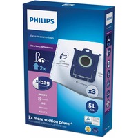 Philips s-bag Staubsaugerbeutel FC8027/01, 3 Stück XXL, 5 Liter