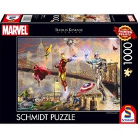 Schmidt Spiele Thomas Kinkade Studios: Marvel - Iron Man, Puzzle 1000 Teile