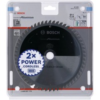 Bosch Kreissägeblatt Standard for Aluminium, Ø 190mm, 56Z Bohrung 20mm, für Akku-Kappsägen