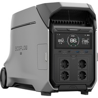 EcoFlow DELTA Pro 3 EU, tragbare Powerstation silber/schwarz, 4.096 Wh, X-boost 6.000W, LFP-Akku