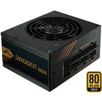 FSP DAGGER PRO 850W, PC-Netzteil 4x PCIe, Kabelmanagement, 850 Watt