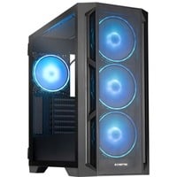 Chieftec Apex Lumo GA-01B-L-OP, Tower-Gehäuse schwarz, Tempered Glass