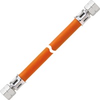 GOK Mitteldruck-Schlauchleitung Gas, 80cm orange, bis 10 bar, Kunststoff mit Textileinlage