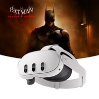 Meta Quest 3 128 GB , VR-Brille weiß, All-in-One-Gamingsystem, inkl. Batman: Arkham Shadow