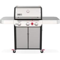 Weber Gasgrill Genesis S-325s edelstahl, mit CRAFTED Basis-Rahmen und Sear Zone