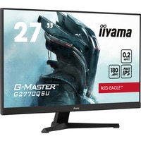 iiyama G-Master G2770QSU-B6 Red Eagle, Gaming-Monitor 68.6 cm (27 Zoll), schwarz (matt), WQHD, Fast IPS, USB-Hub, 180Hz Panel