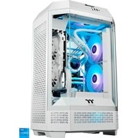 Thermaltake Toughline Liquid T300i, Gaming-PC weiß/transparent, Windows 11 Home 64-Bit