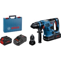 Bosch Akku-Bohrhammer GBH 18V-34 CF Professional blau/schwarz, 2x Akku ProCORE18V 5,5Ah, Bluetooth Modul, Koffer