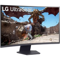 LG UltraGear 27GS60QX-B, Gaming-Monitor 68.4 cm (27 Zoll), schwarz, WQHD, VA, Curved, AMD Free-Sync, 180Hz Panel