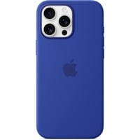 Apple Silikon Case mit MagSafe, Handyhülle blau, iPhone 16 Pro Max