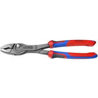 KNIPEX TwinGrip Frontgreifzange rot/blau, Länge 250mm