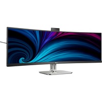 Philips 49B2U5900CH/00, LED-Monitor 124 cm (48.8 Zoll), schwarz/silber, DisplayPort, HDMI, Adaptive-Sync, USB-C, Curved, Webcam, HDR