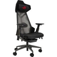 ASUS ROG Destrier Ergo Gaming-Stuhl schwarz/grau, mobile Gaming-Armstützmodus, Akustikpaneel