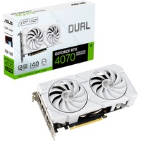 ASUS GeForce RTX 4070 SUPER DUAL EVO WHITE, Grafikkarte DLSS 3, 3x DisplayPort, 1x HDMI 2.1