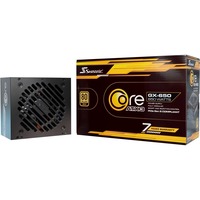 Seasonic CORE GX-650-V2 650W, PC-Netzteil schwarz, 1x 12-Pin High Power GPU, 2x PCIe, Kabalmanagement, 650 Watt