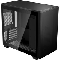 Aerocool Stormfront Mini-G-BK-v1, Tower-Gehäuse schwarz, Tempered Glass