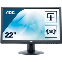 AOC E2260PDA Generalüberholt, LED-Monitor 55.8 cm (22 Zoll), schwarz, WSXGA, TN, DVI, VGA