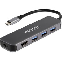 DeLOCK USB-C Dockingstation  4K HDMI USB Hub und PD 3.0