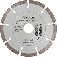 Bosch Diamanttrennscheibe Universal, Ø 125mm Bohrung 22,23mm