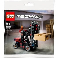 LEGO 30655 Technic Gabelstapler mit Palette, Konstruktionsspielzeug Polybag